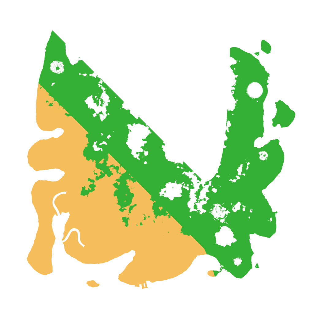 Biome Rust Map: Procedural Map, Size: 3500, Seed: 606837727