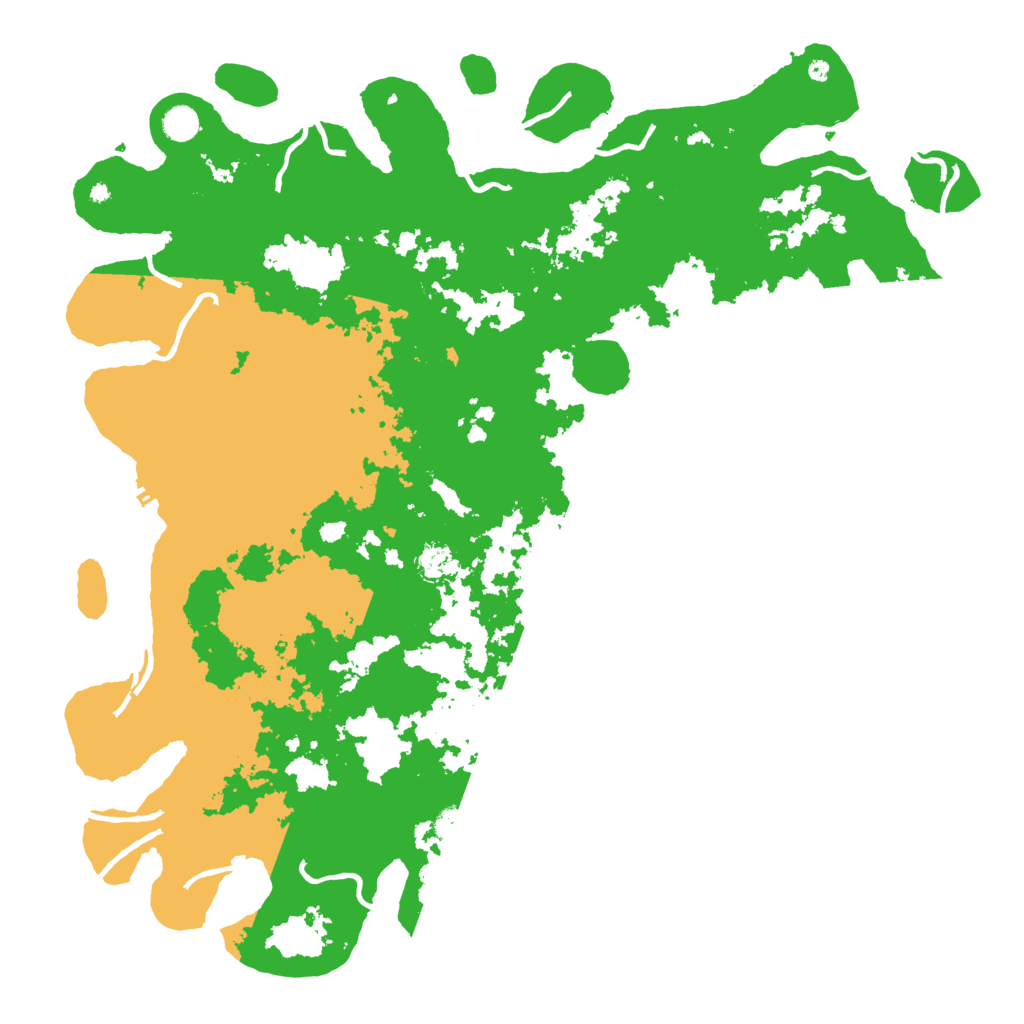 Biome Rust Map: Procedural Map, Size: 5000, Seed: 51119505