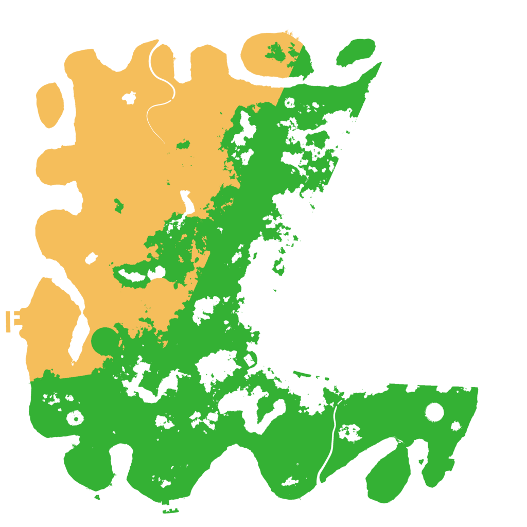 Biome Rust Map: Procedural Map, Size: 5000, Seed: 589090011