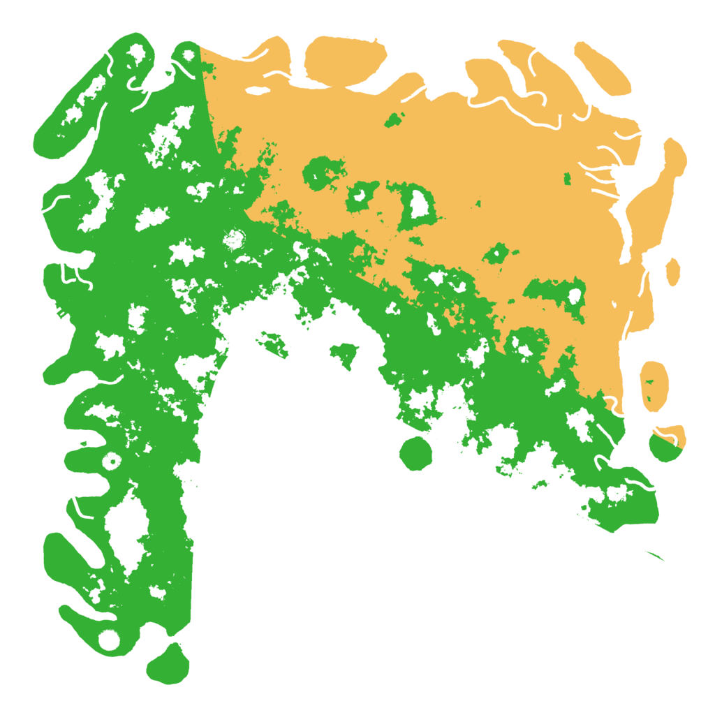 Biome Rust Map: Procedural Map, Size: 6000, Seed: 1453921029