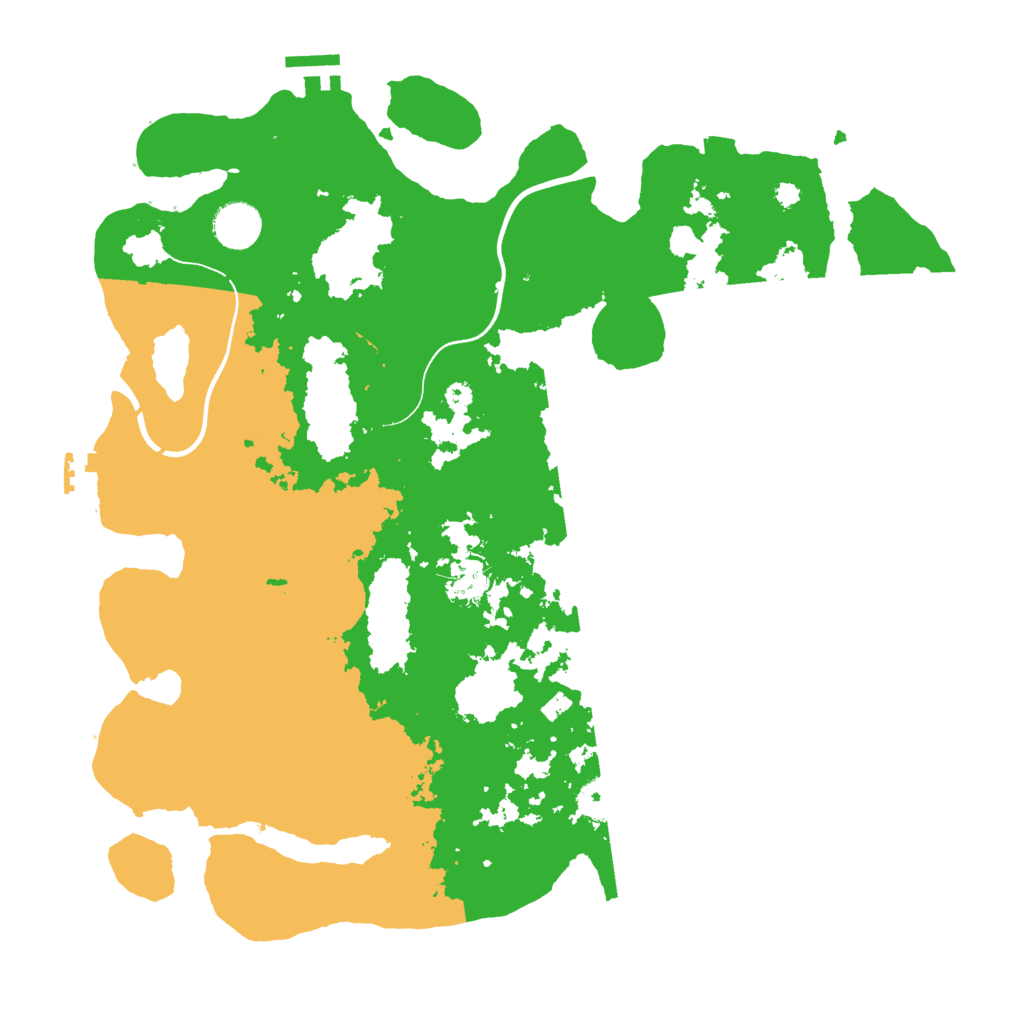 Biome Rust Map: Procedural Map, Size: 3800, Seed: 20230314