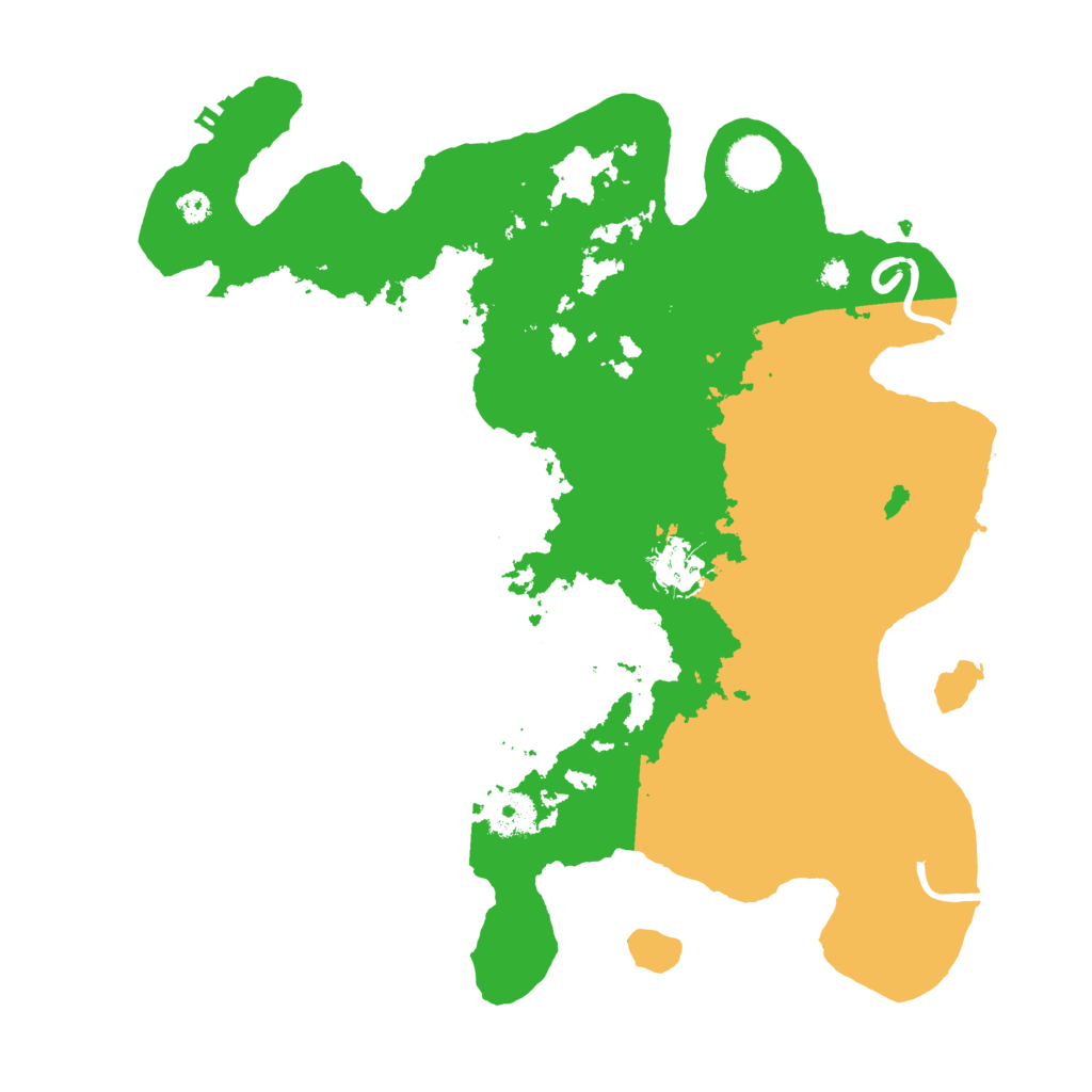 Biome Rust Map: Procedural Map, Size: 3500, Seed: 12627