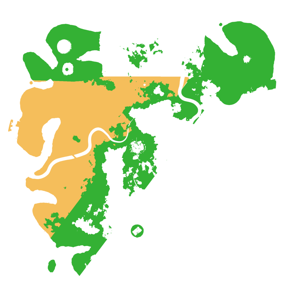 Biome Rust Map: Procedural Map, Size: 3822, Seed: 1821106206