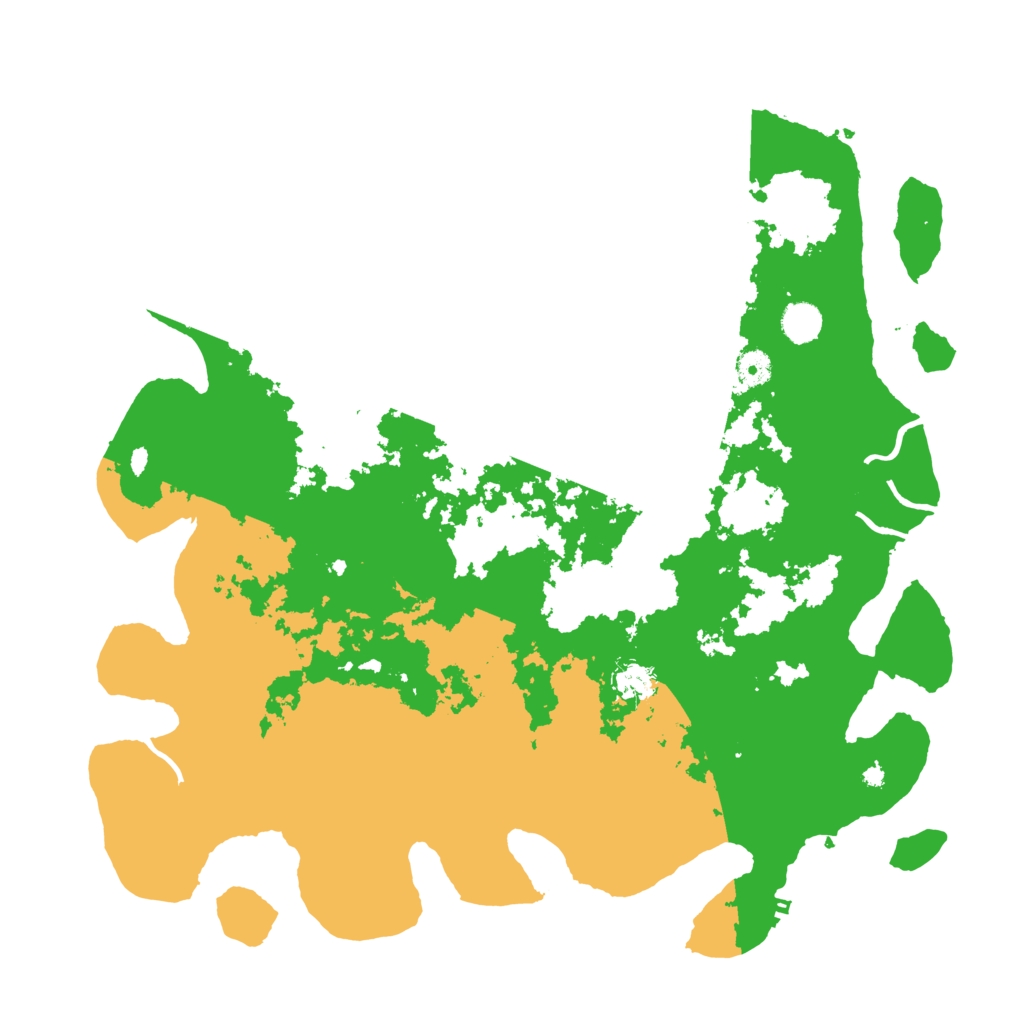 Biome Rust Map: Procedural Map, Size: 4500, Seed: 1548535617