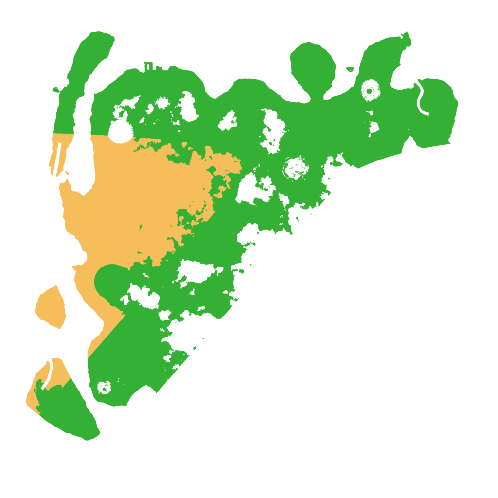 Biome Rust Map: Procedural Map, Size: 3700, Seed: 825855