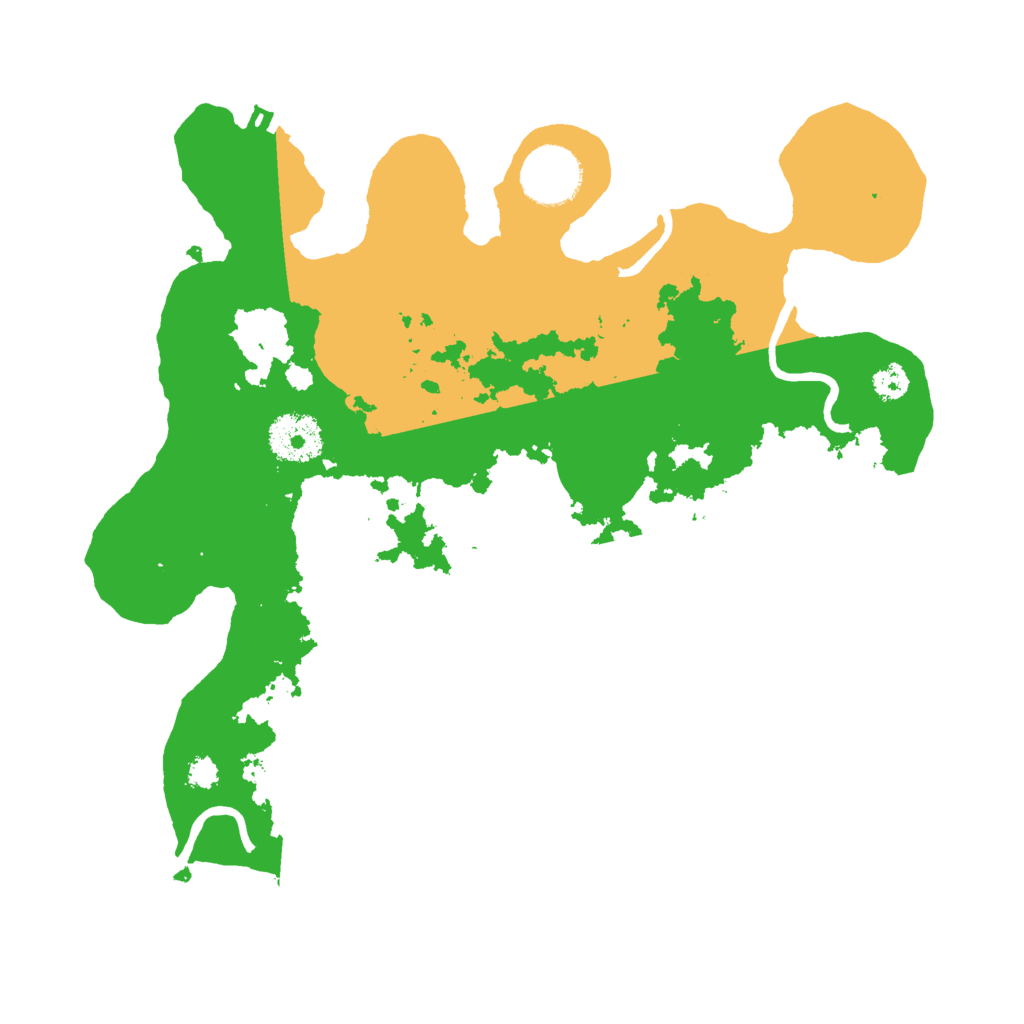 Biome Rust Map: Procedural Map, Size: 3000, Seed: 1517430272