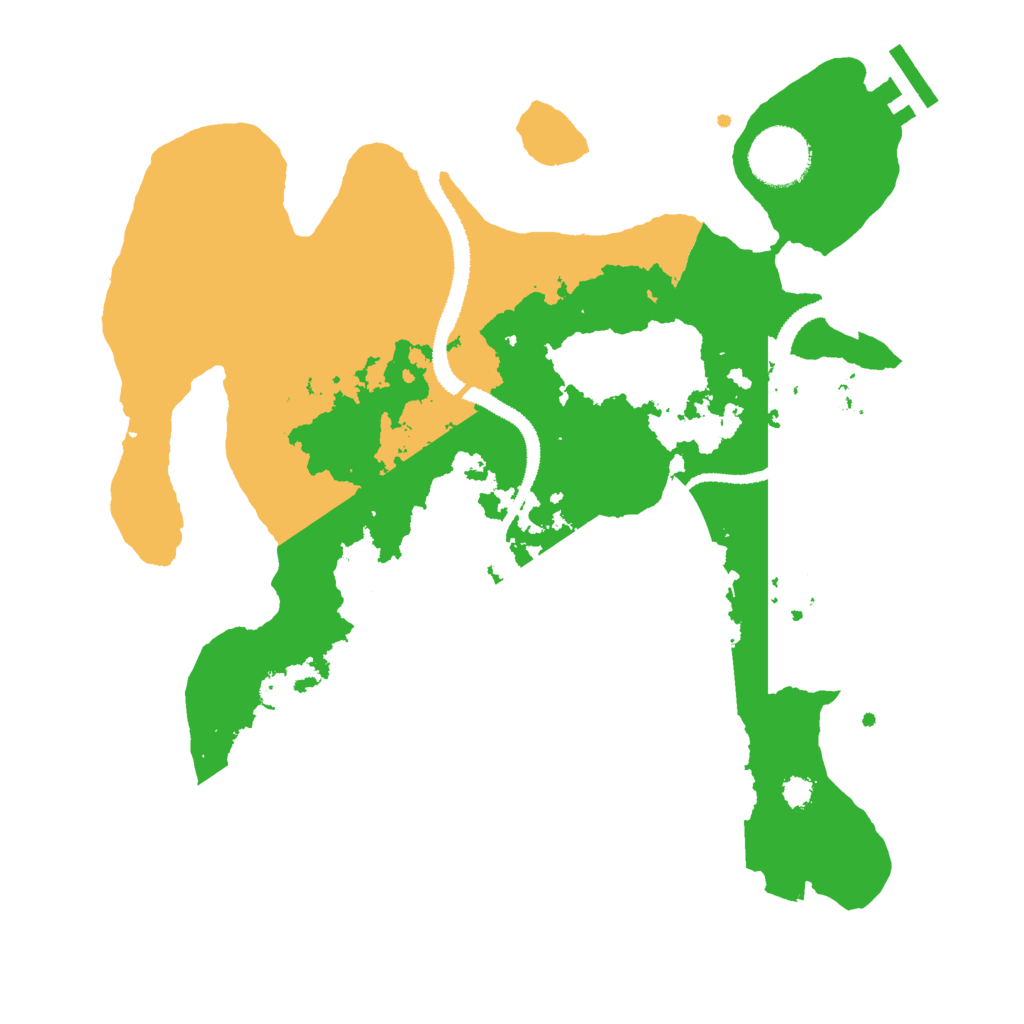 Biome Rust Map: Procedural Map, Size: 3000, Seed: 82488