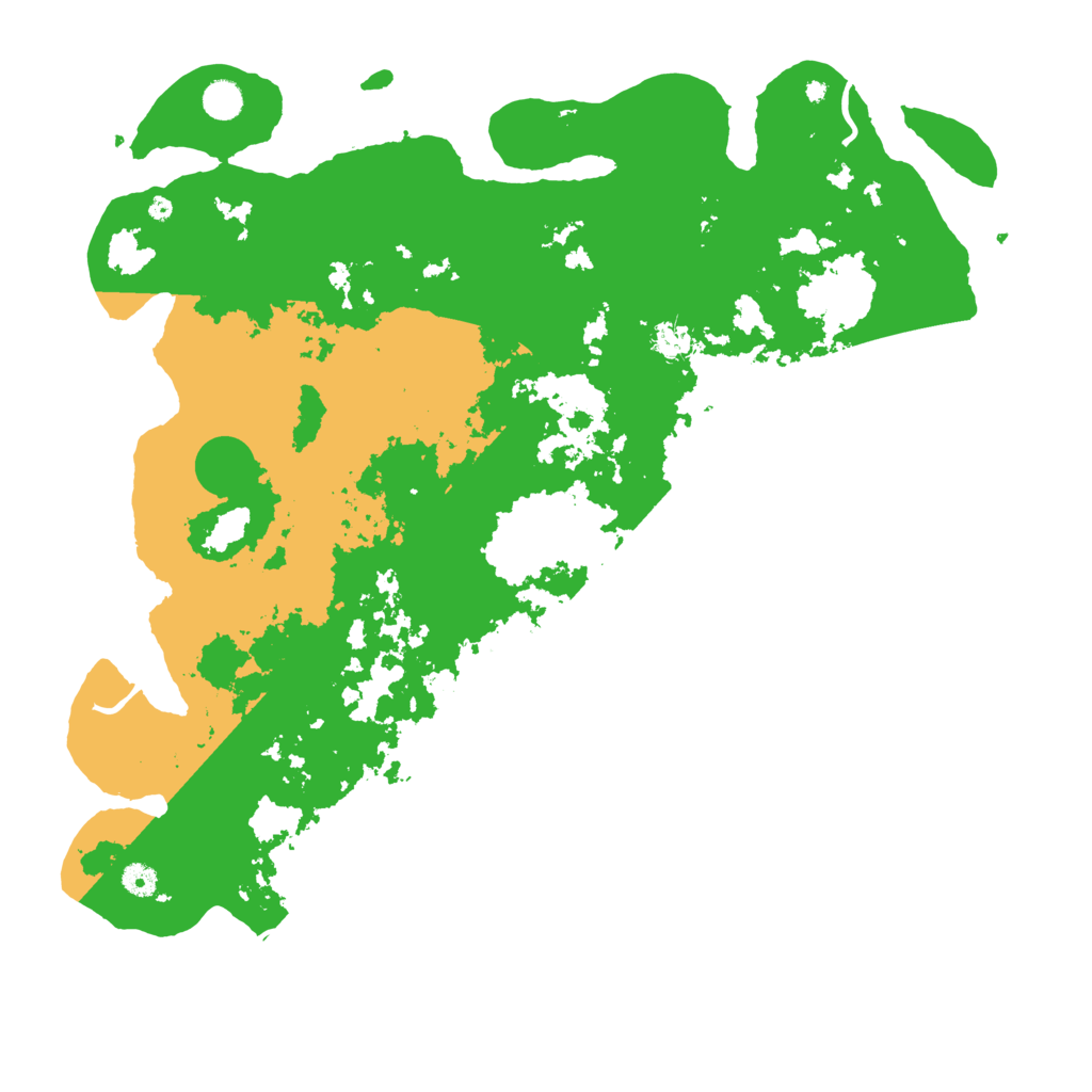 Biome Rust Map: Procedural Map, Size: 4800, Seed: 1303303