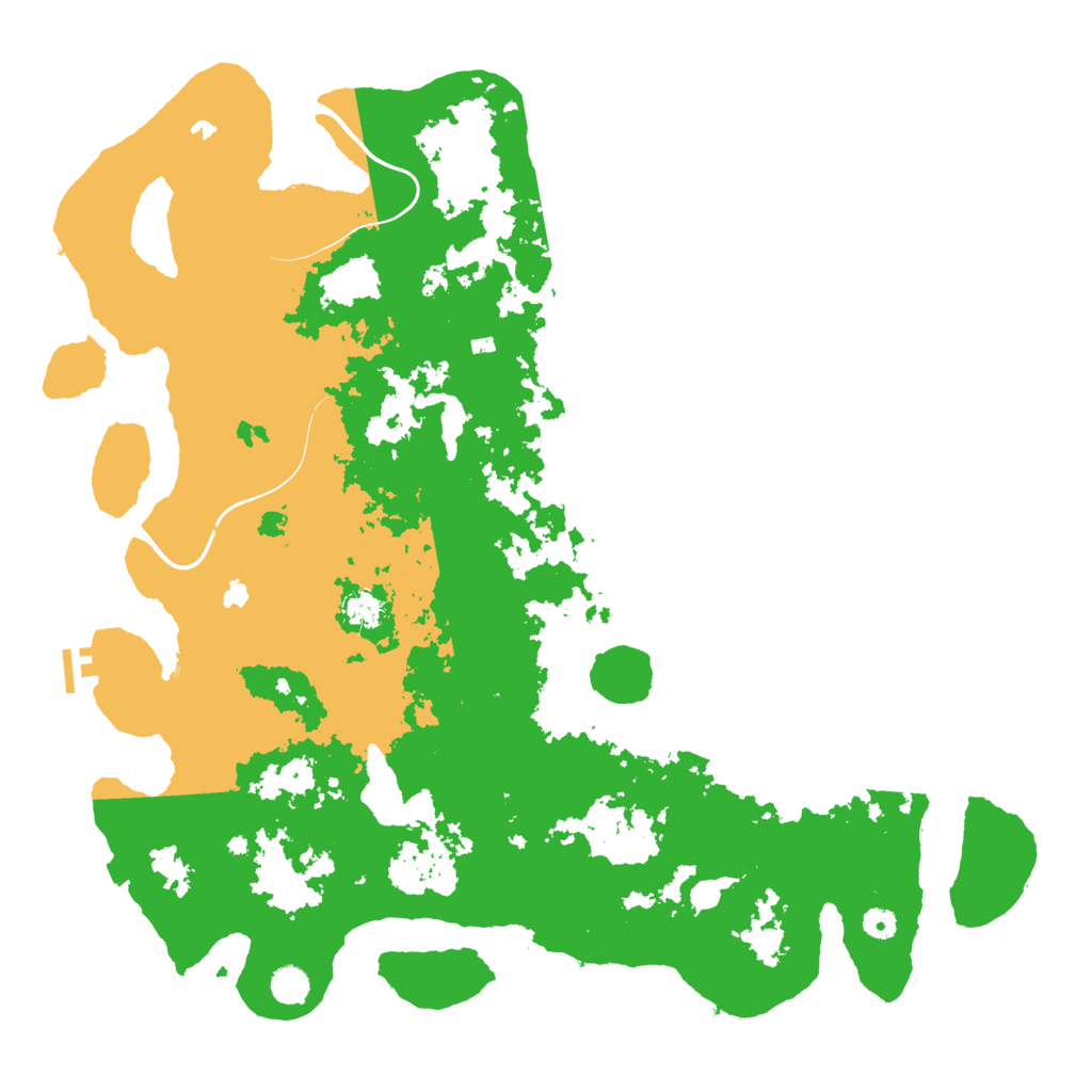 Biome Rust Map: Procedural Map, Size: 5000, Seed: 5014978