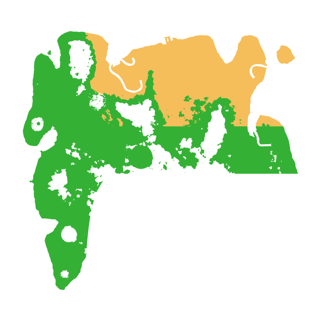 Biome Rust Map: Procedural Map, Size: 3600, Seed: 425744946