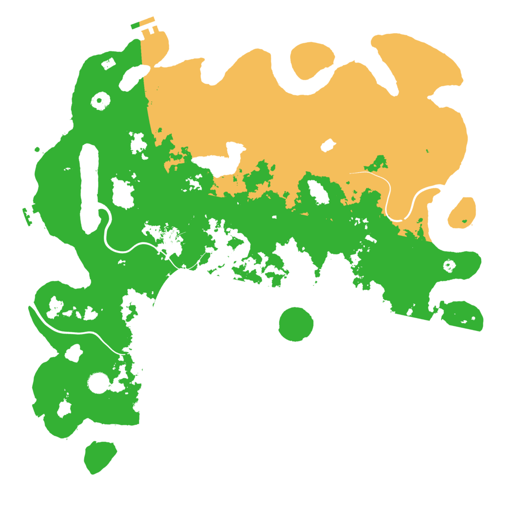 Biome Rust Map: Procedural Map, Size: 4250, Seed: 2079850960