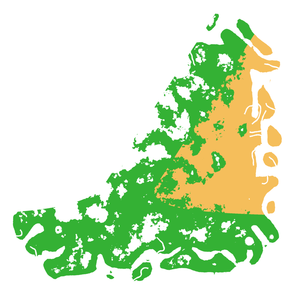Biome Rust Map: Procedural Map, Size: 6000, Seed: 50326166
