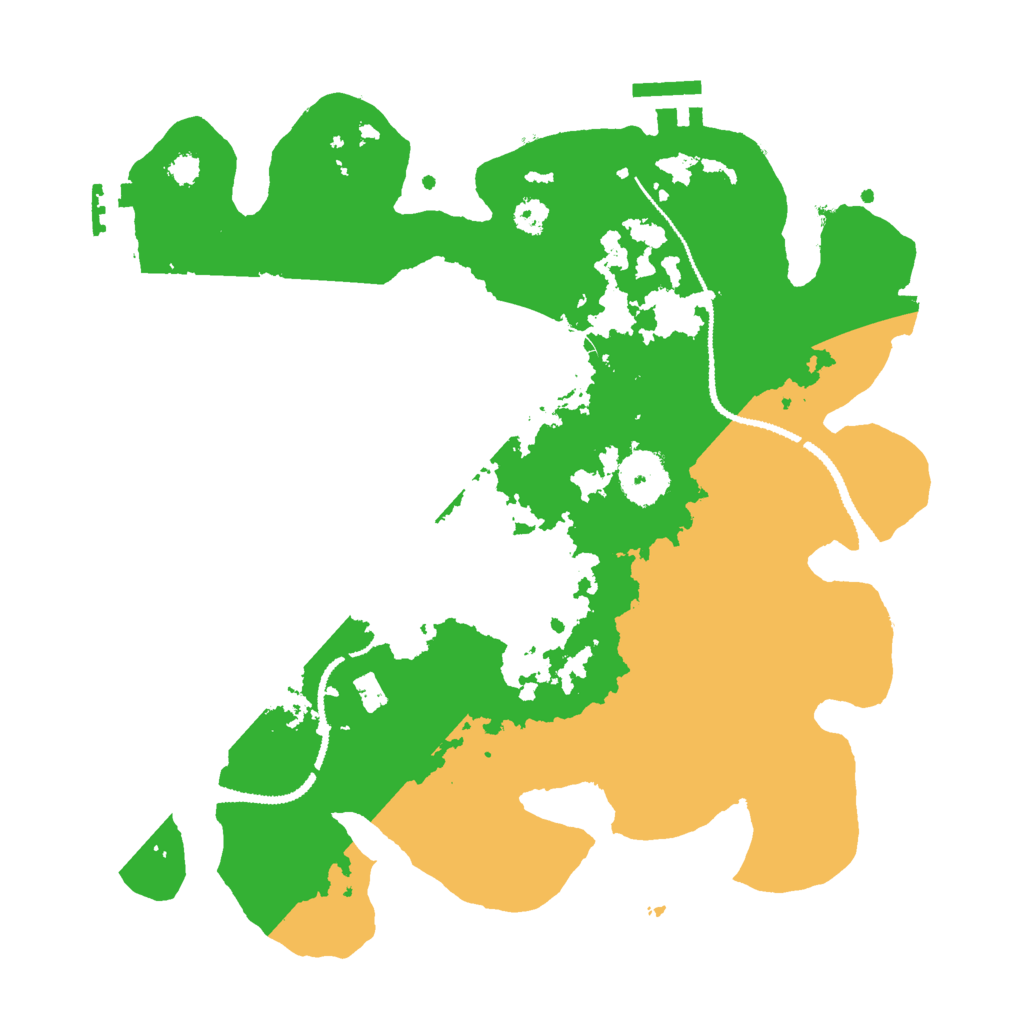 Biome Rust Map: Procedural Map, Size: 3000, Seed: 812637