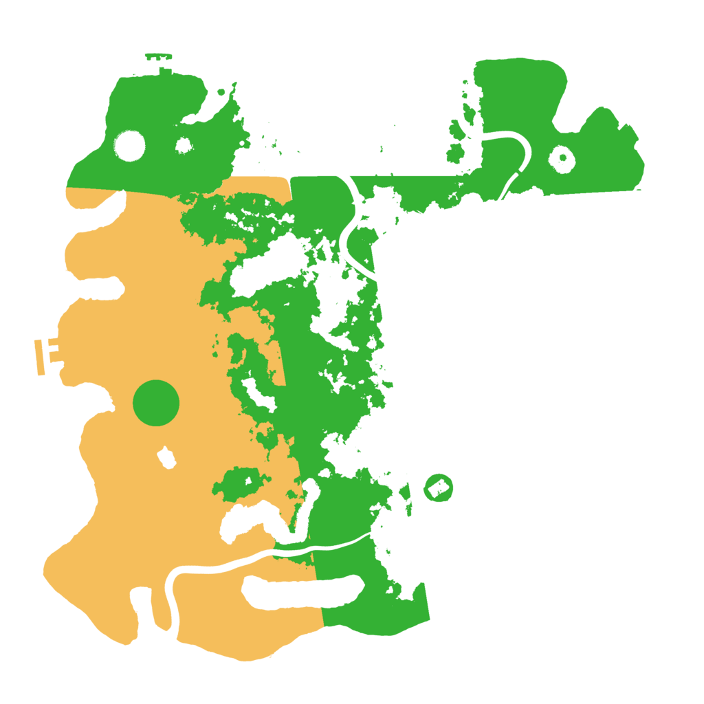 Biome Rust Map: Procedural Map, Size: 4000, Seed: 79087098