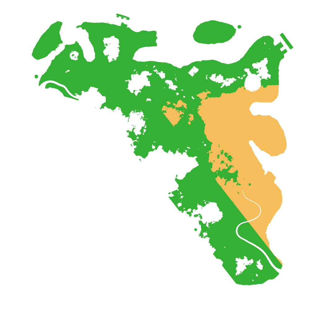 Biome Rust Map: Procedural Map, Size: 3500, Seed: 19187101