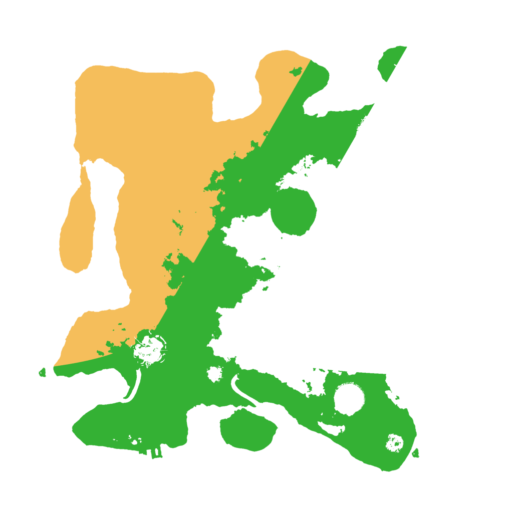 Biome Rust Map: Procedural Map, Size: 3000, Seed: 43545