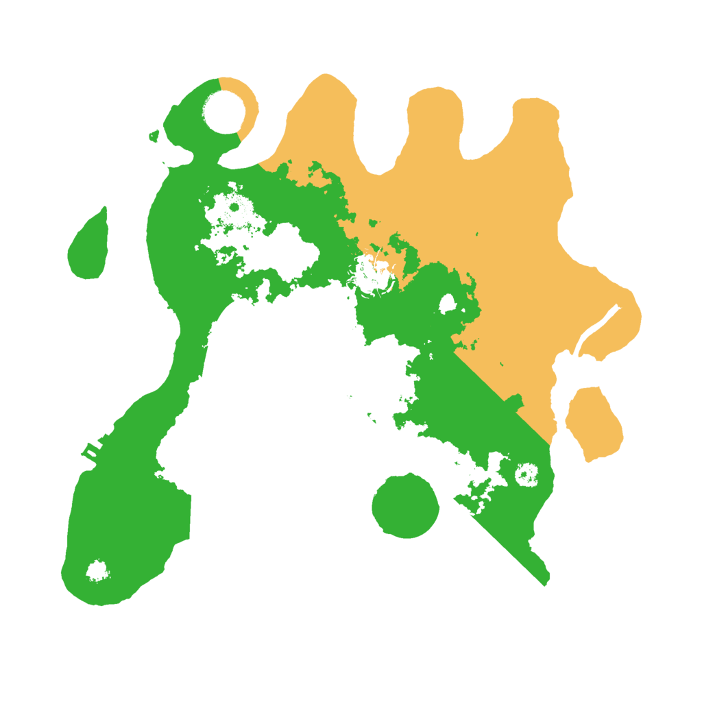 Biome Rust Map: Procedural Map, Size: 3000, Seed: 1258370347