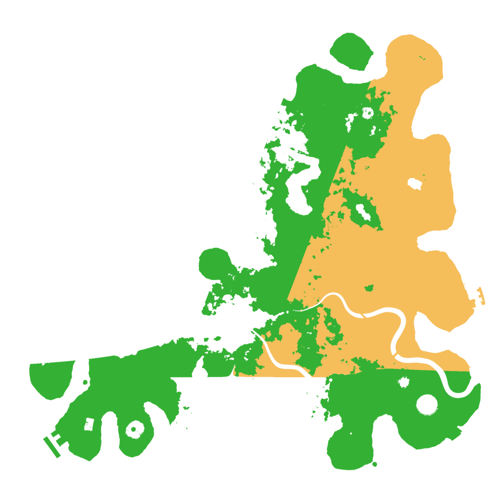Biome Rust Map: Procedural Map, Size: 4250, Seed: 351110564