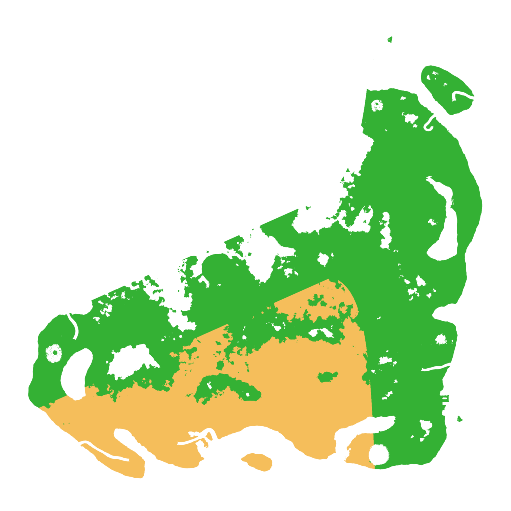 Biome Rust Map: Procedural Map, Size: 4500, Seed: 1257580673