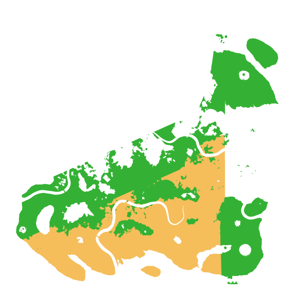 Biome Rust Map: Procedural Map, Size: 4500, Seed: 1257580673