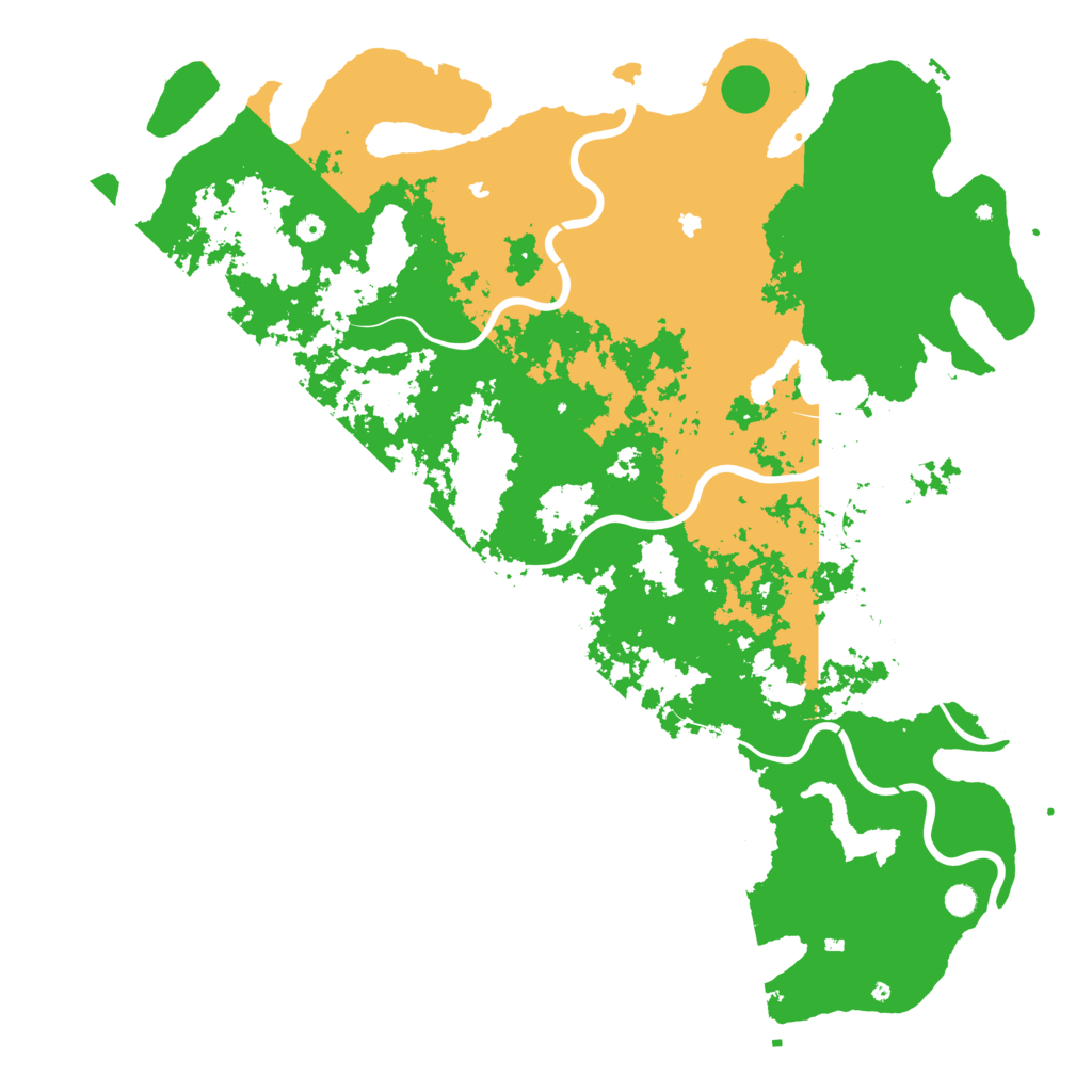 Biome Rust Map: Procedural Map, Size: 6000, Seed: 2035748902