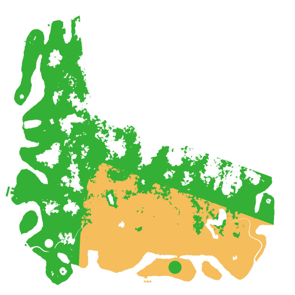 Biome Rust Map: Procedural Map, Size: 6000, Seed: 187810870