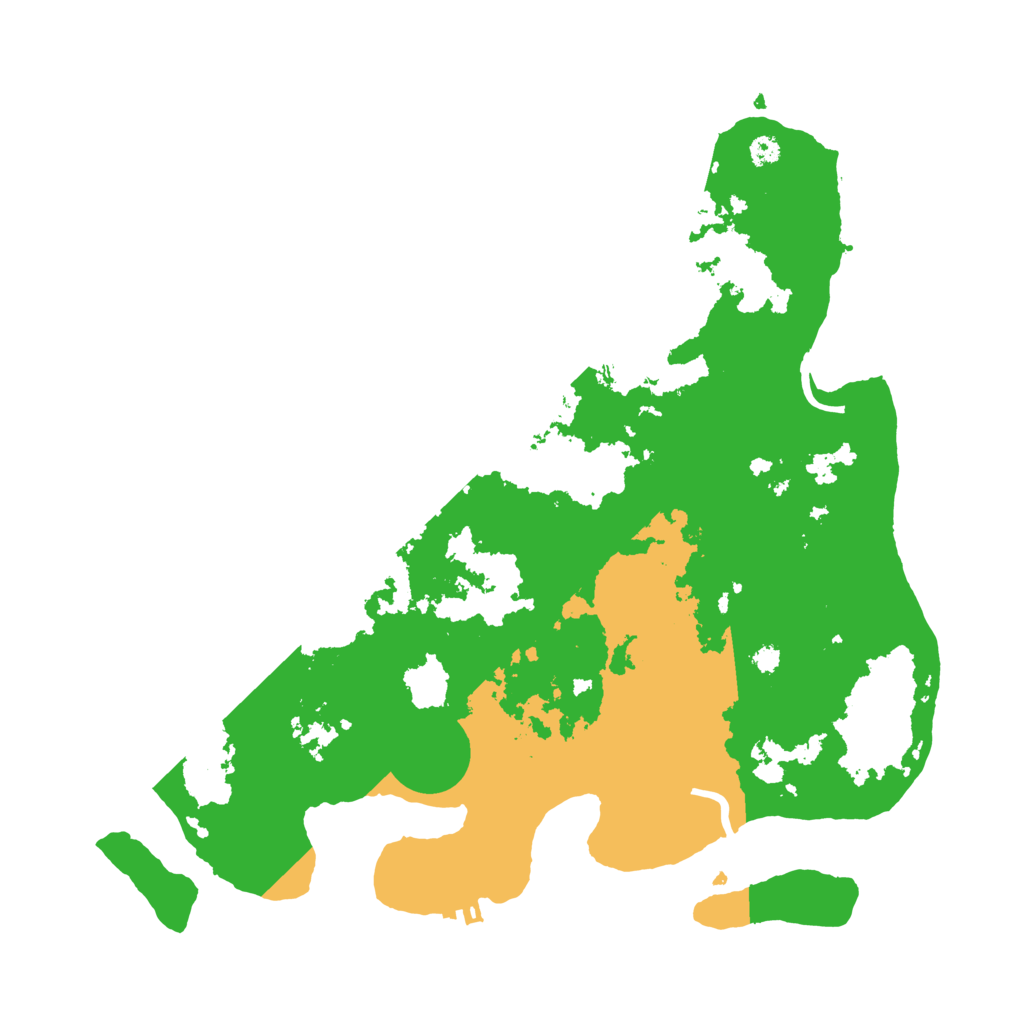 Biome Rust Map: Procedural Map, Size: 3500, Seed: 603555275