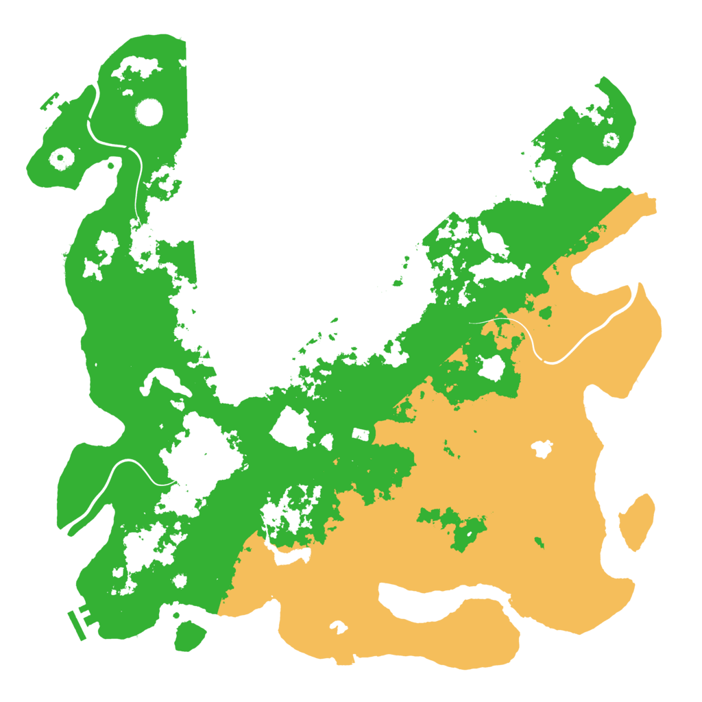 Biome Rust Map: Procedural Map, Size: 4520, Seed: 7945609