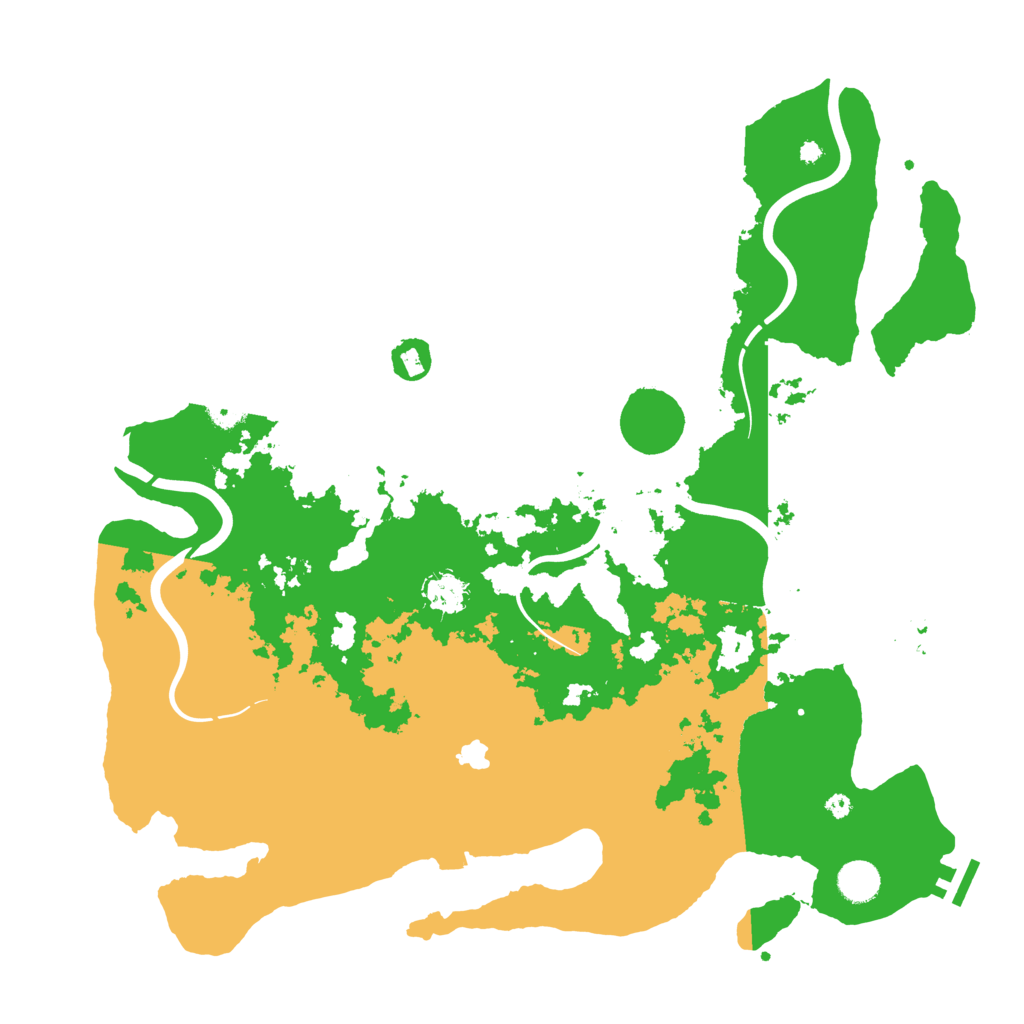 Biome Rust Map: Procedural Map, Size: 4250, Seed: 23107