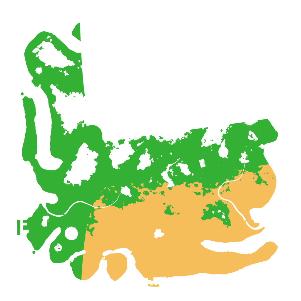 Biome Rust Map: Procedural Map, Size: 4000, Seed: 78294758