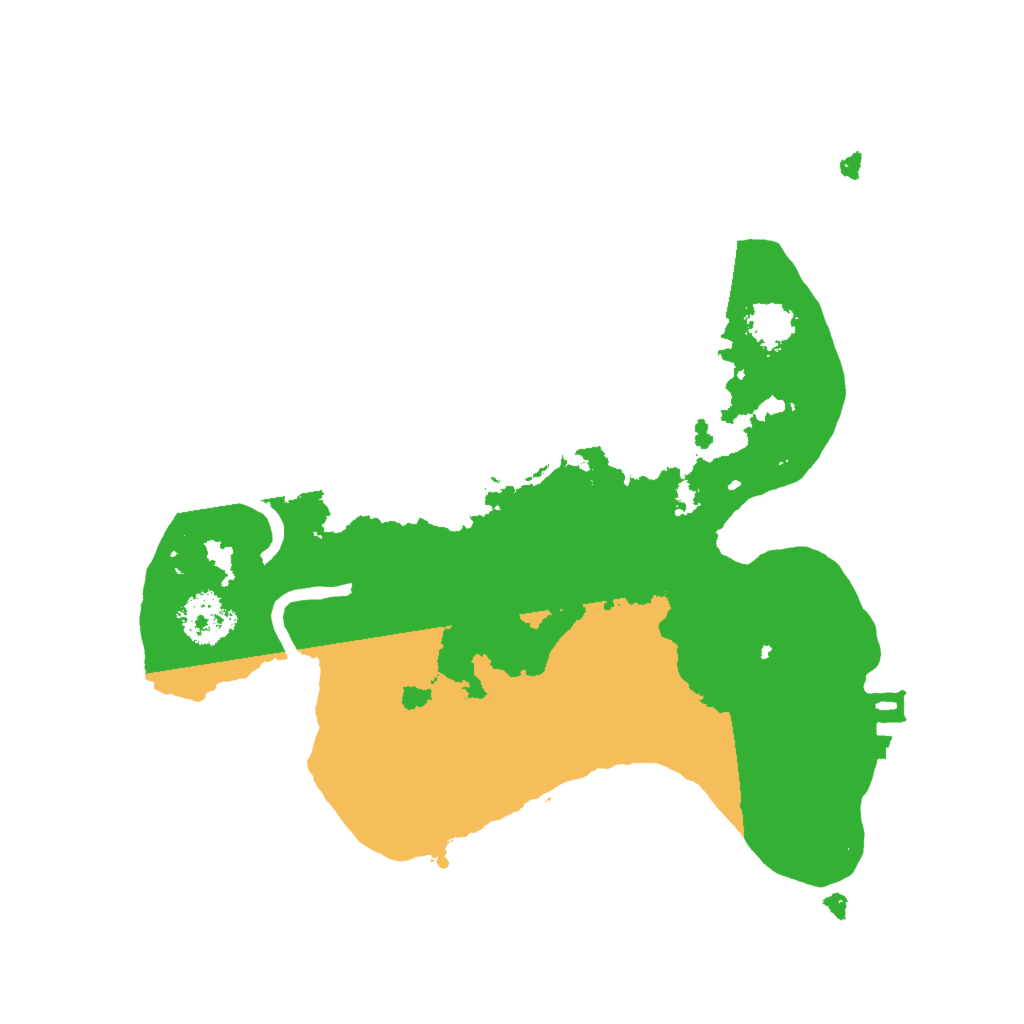 Biome Rust Map: Procedural Map, Size: 2000, Seed: 5475001