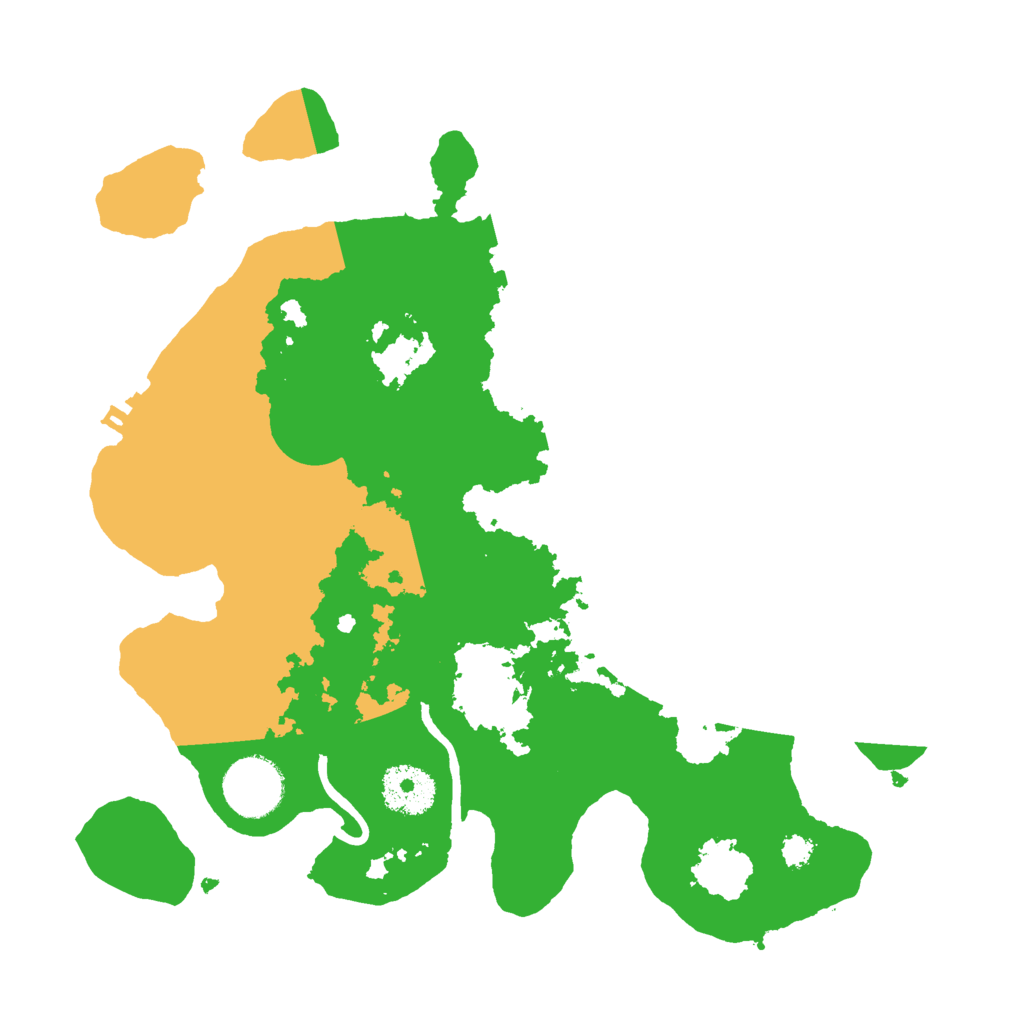 Biome Rust Map: Procedural Map, Size: 3000, Seed: 205334653