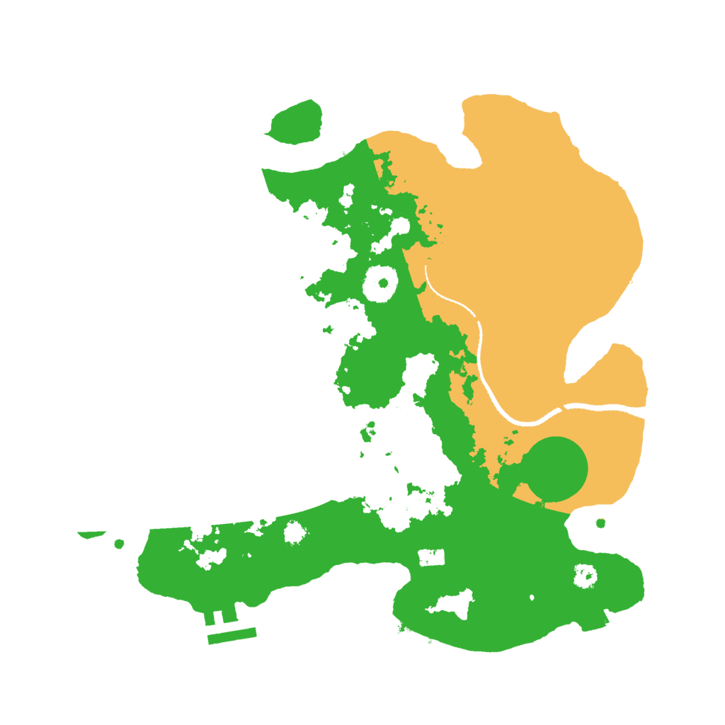 Biome Rust Map: Procedural Map, Size: 3000, Seed: 1691613648
