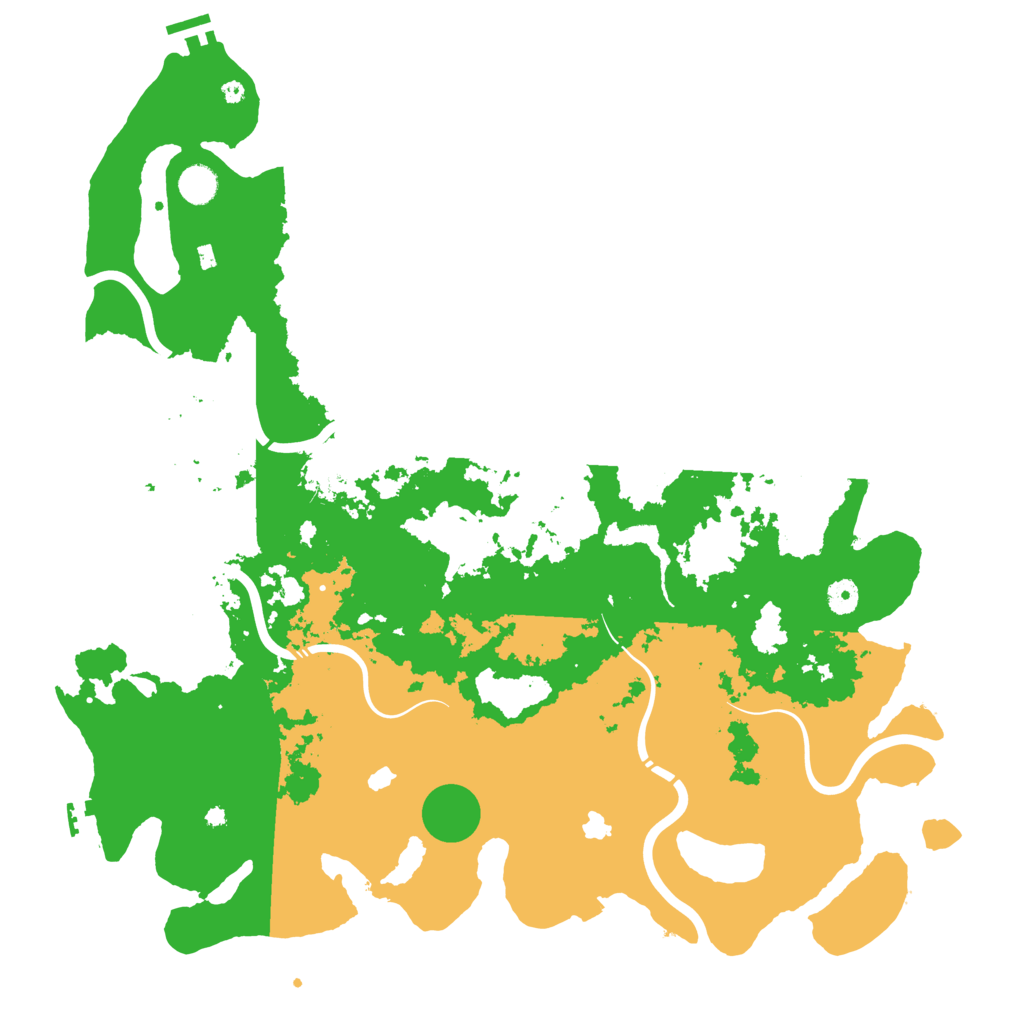 Biome Rust Map: Procedural Map, Size: 4625, Seed: 69420710