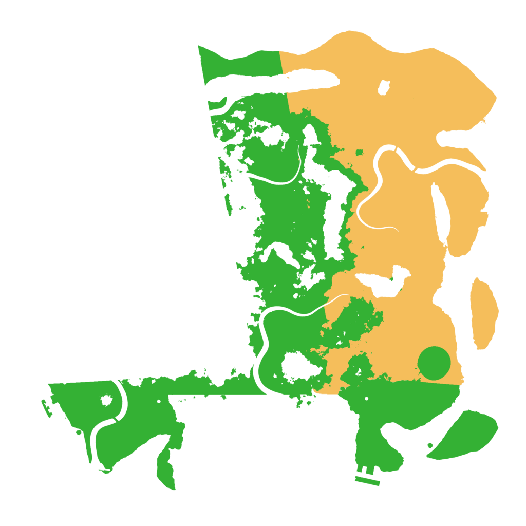 Biome Rust Map: Procedural Map, Size: 4250, Seed: 2022806783