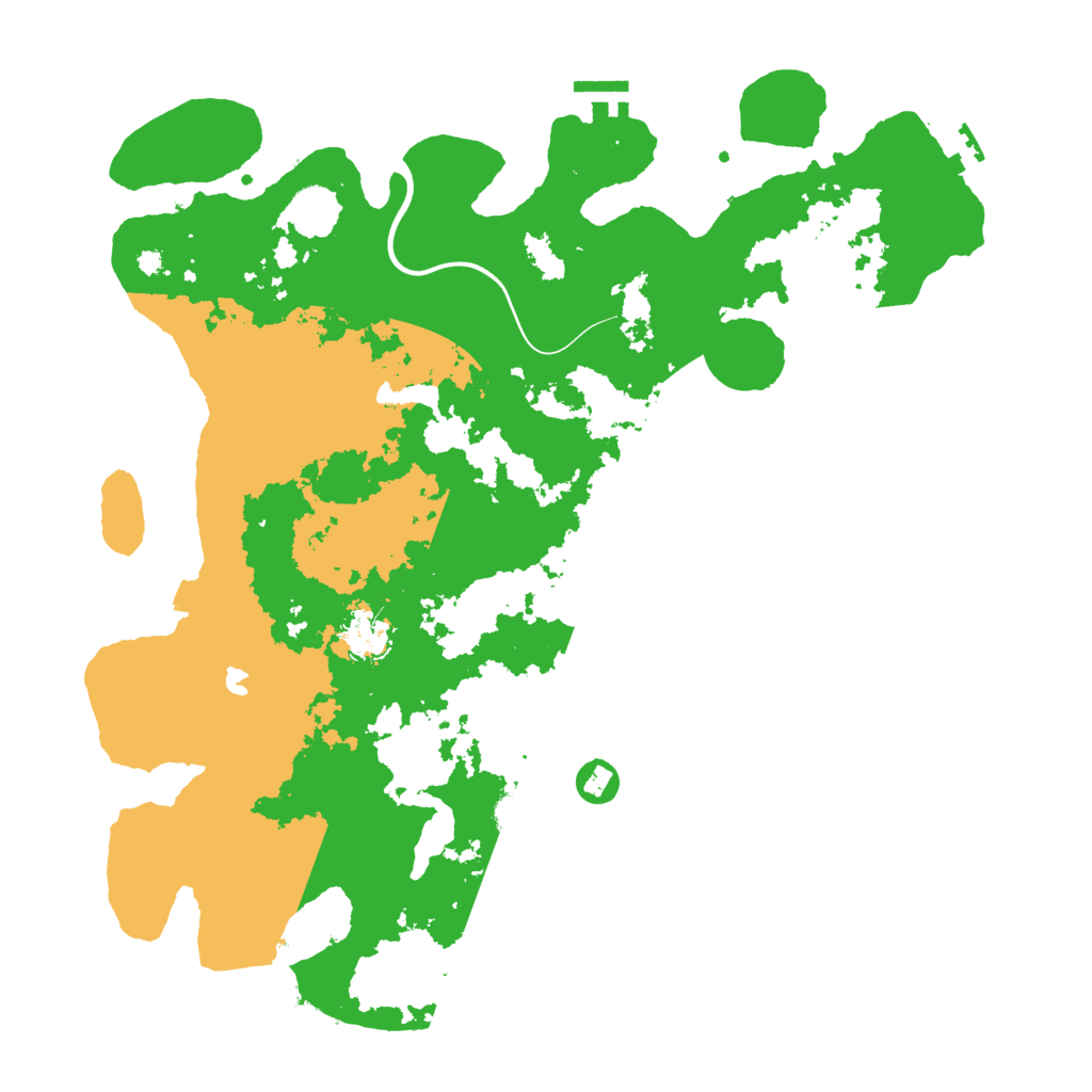 Biome Rust Map: Procedural Map, Size: 4000, Seed: 51119505