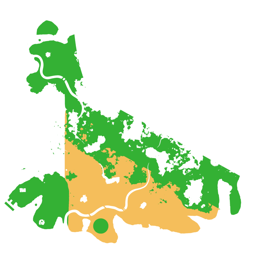 Biome Rust Map: Procedural Map, Size: 4500, Seed: 77123642