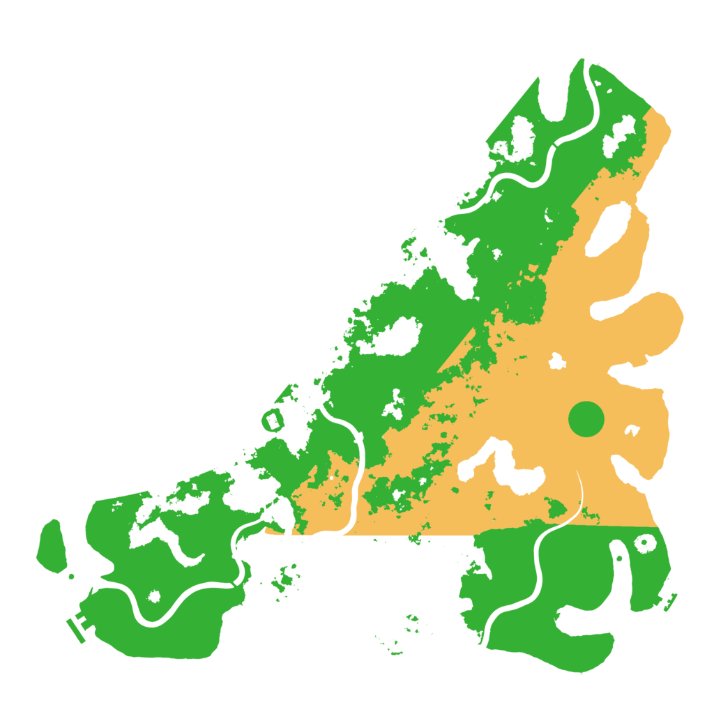 Biome Rust Map: Procedural Map, Size: 5250, Seed: 1544