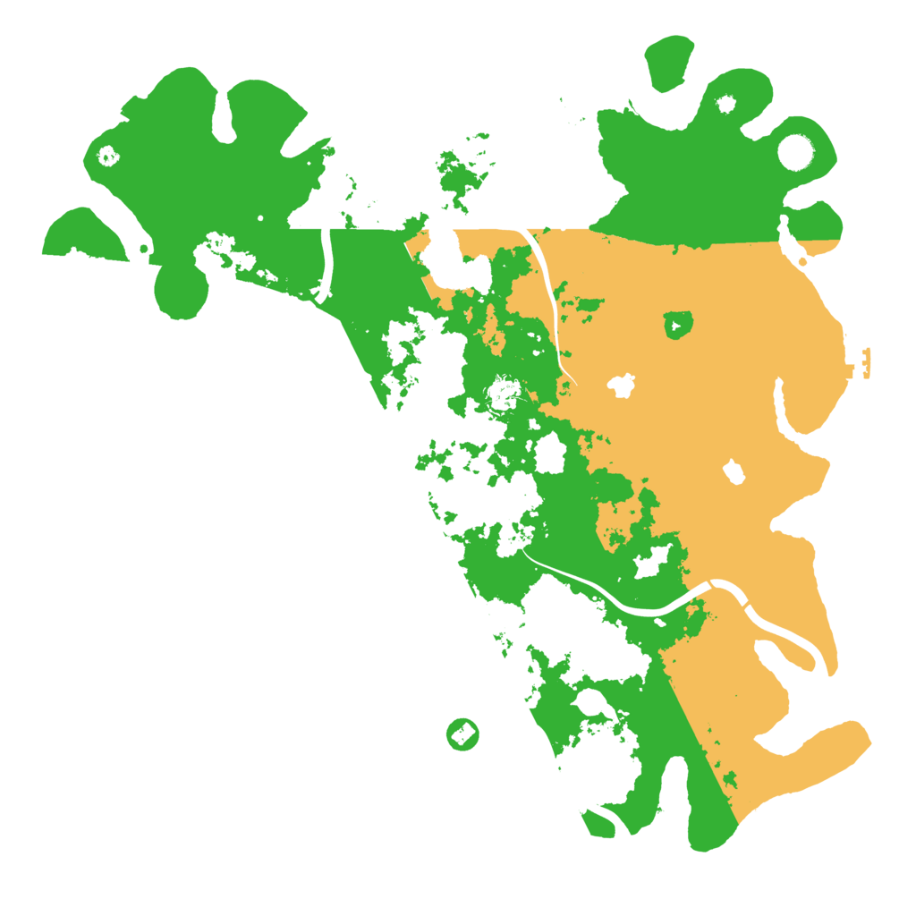 Biome Rust Map: Procedural Map, Size: 4500, Seed: 497324795