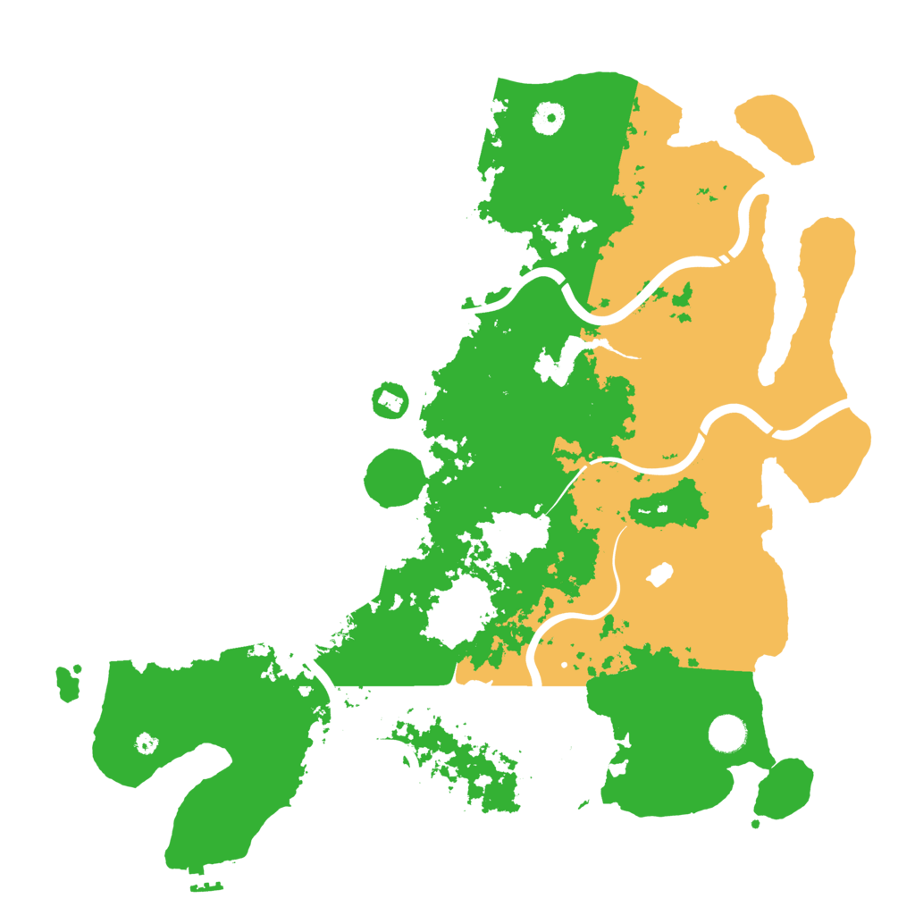Biome Rust Map: Procedural Map, Size: 4250, Seed: 369791169