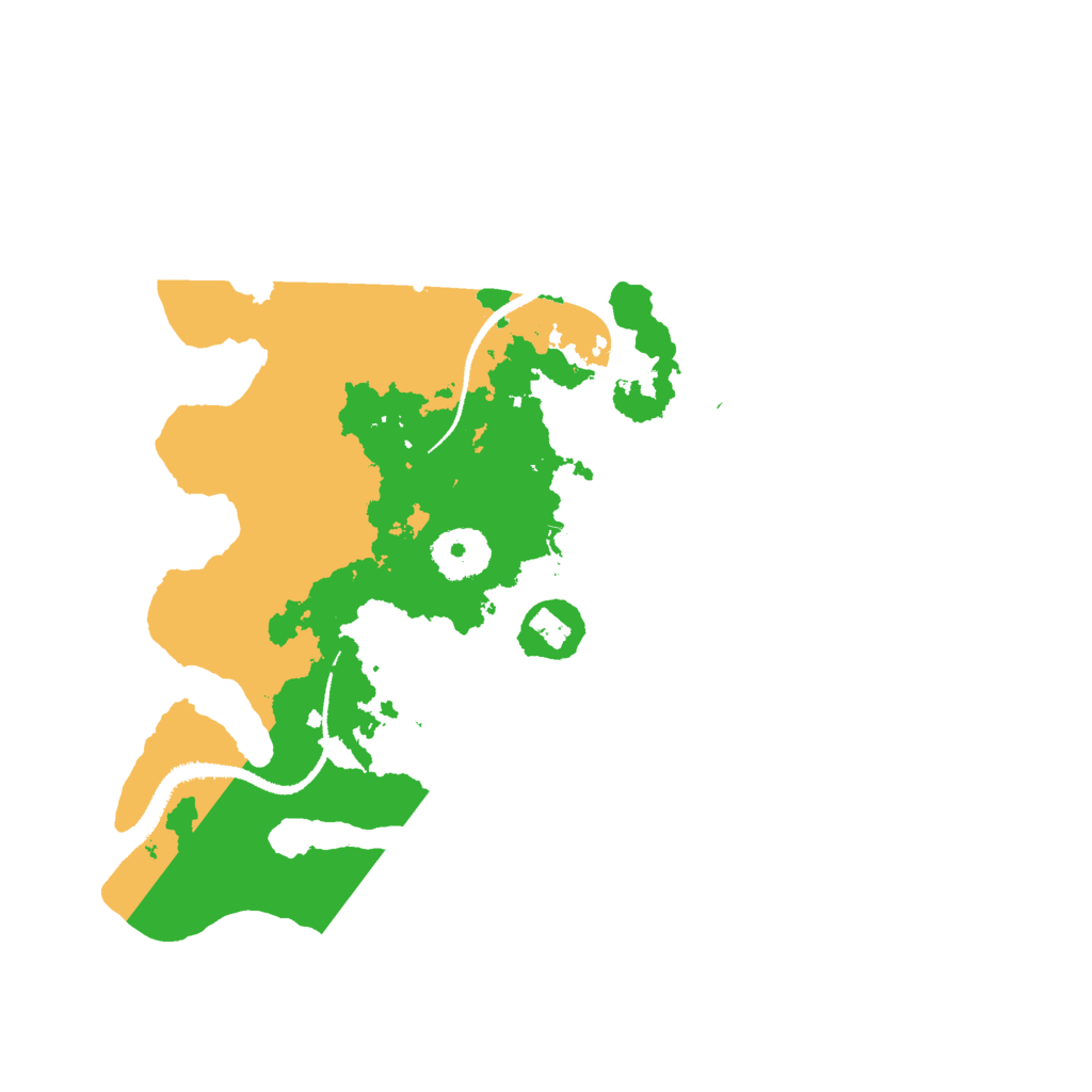 Biome Rust Map: Procedural Map, Size: 3000, Seed: 1533143545