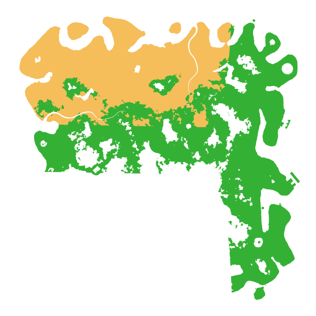 Biome Rust Map: Procedural Map, Size: 5000, Seed: 161