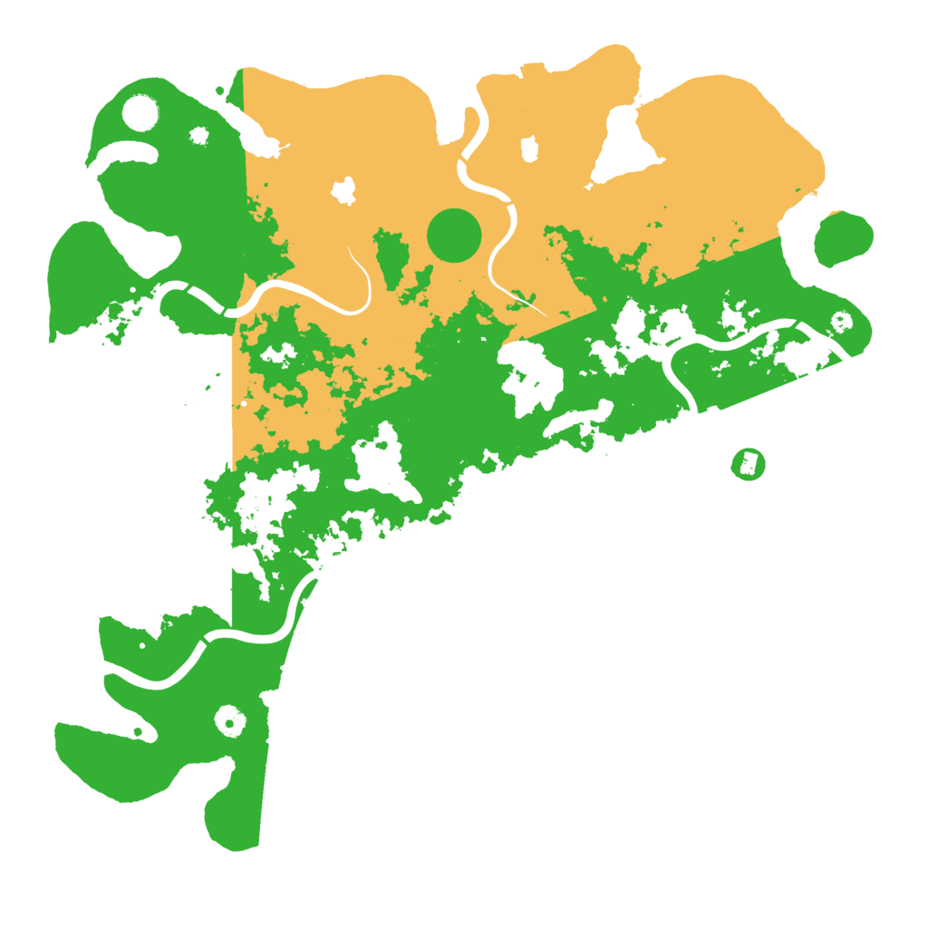 Biome Rust Map: Procedural Map, Size: 4500, Seed: 30471486
