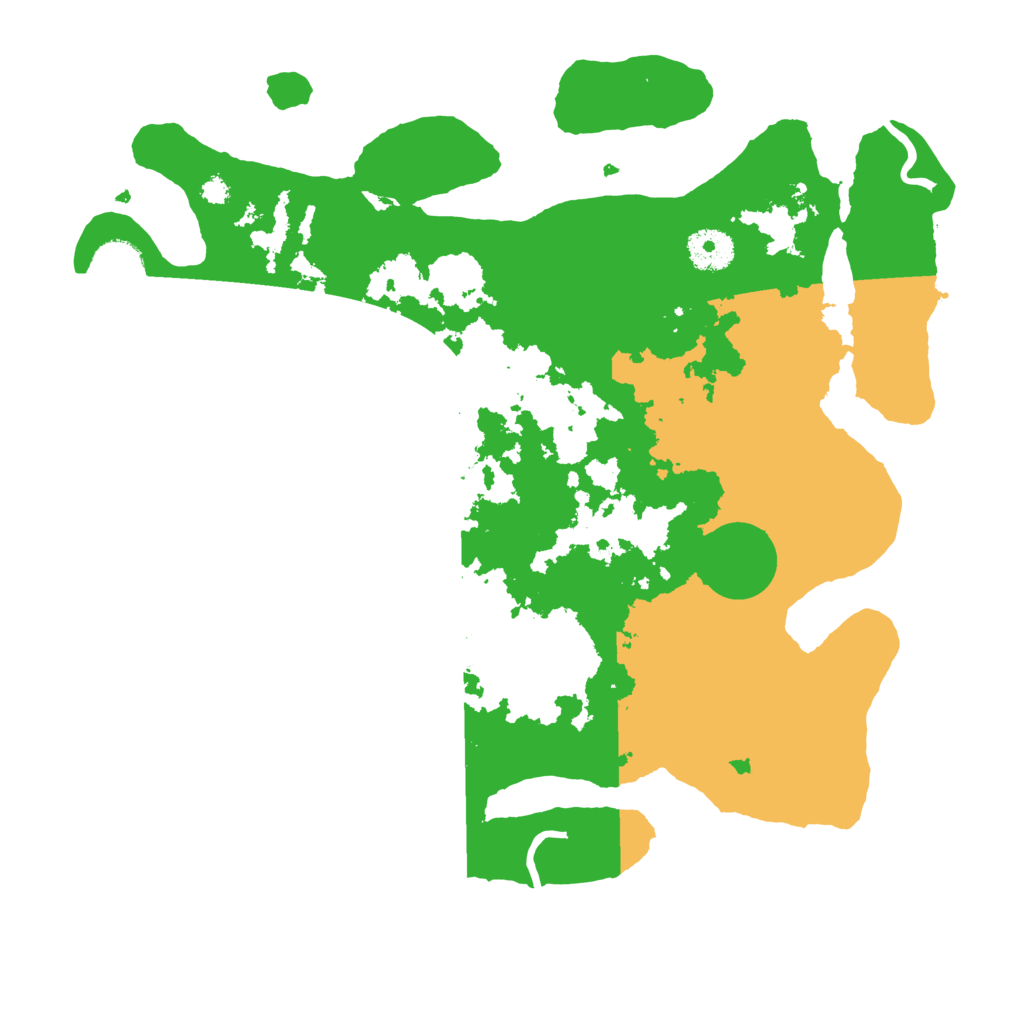 Biome Rust Map: Procedural Map, Size: 3500, Seed: 374911549