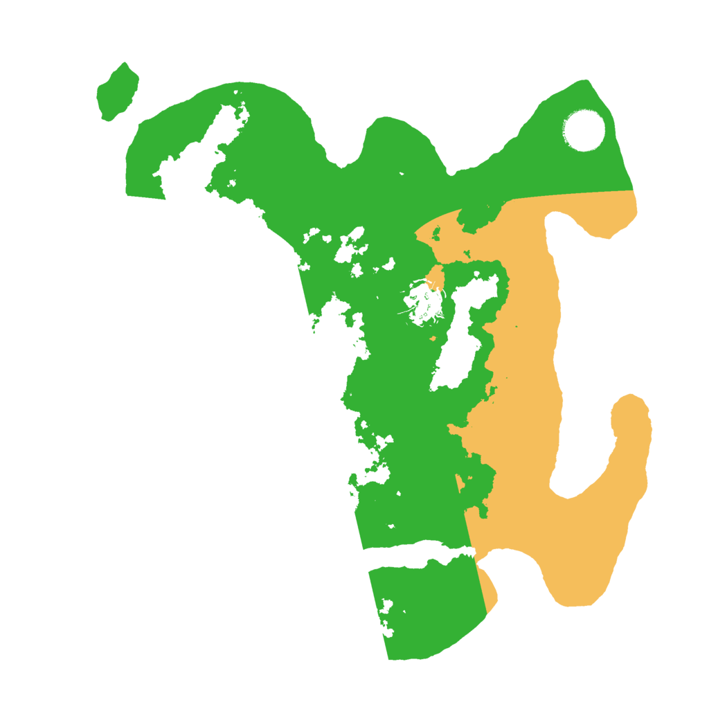 Biome Rust Map: Barren, Size: 3000, Seed: 60774823