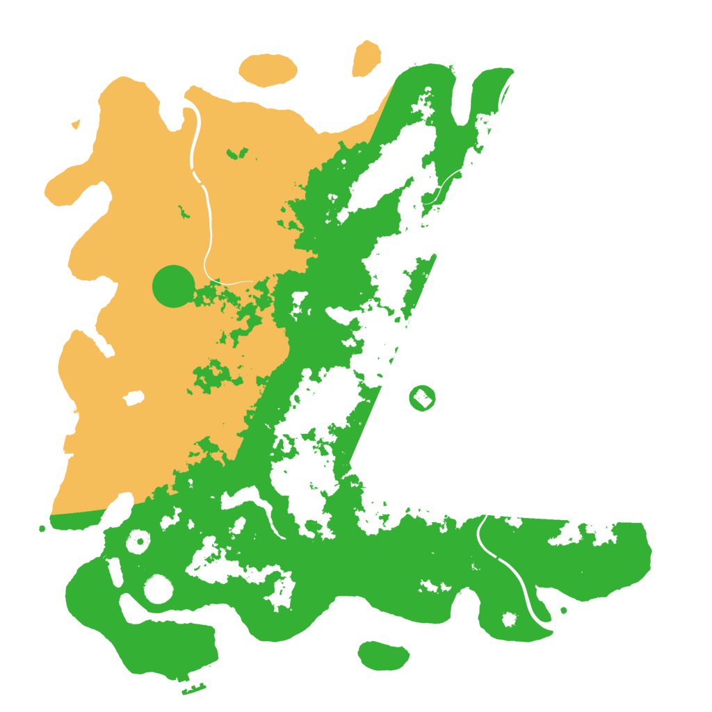 Biome Rust Map: Procedural Map, Size: 4400, Seed: 21101422