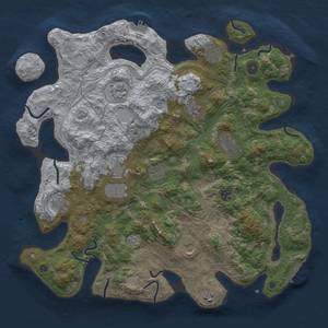 Thumbnail Rust Map: Procedural Map, Size: 4250, Seed: 604478912, 18 Monuments