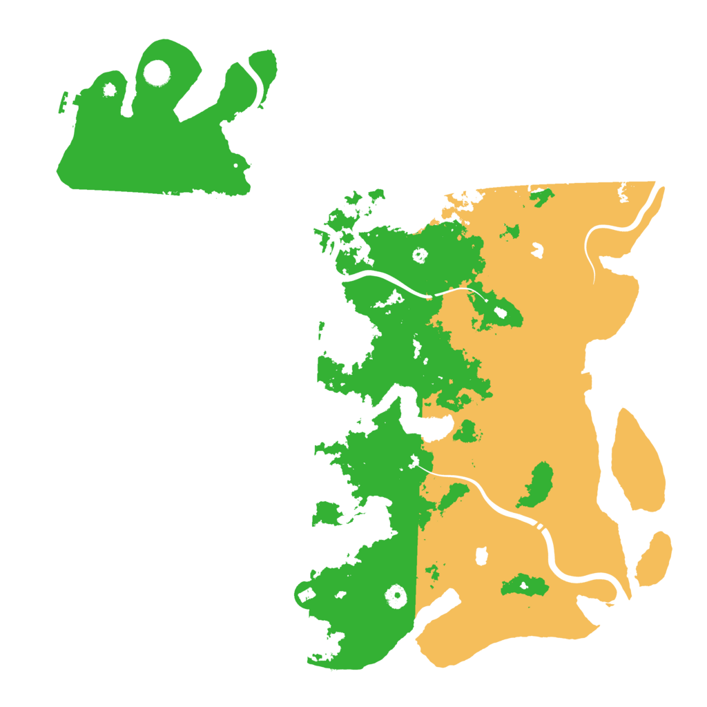 Biome Rust Map: Procedural Map, Size: 4750, Seed: 60154112