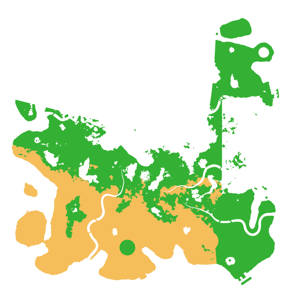 Biome Rust Map: Procedural Map, Size: 5000, Seed: 79
