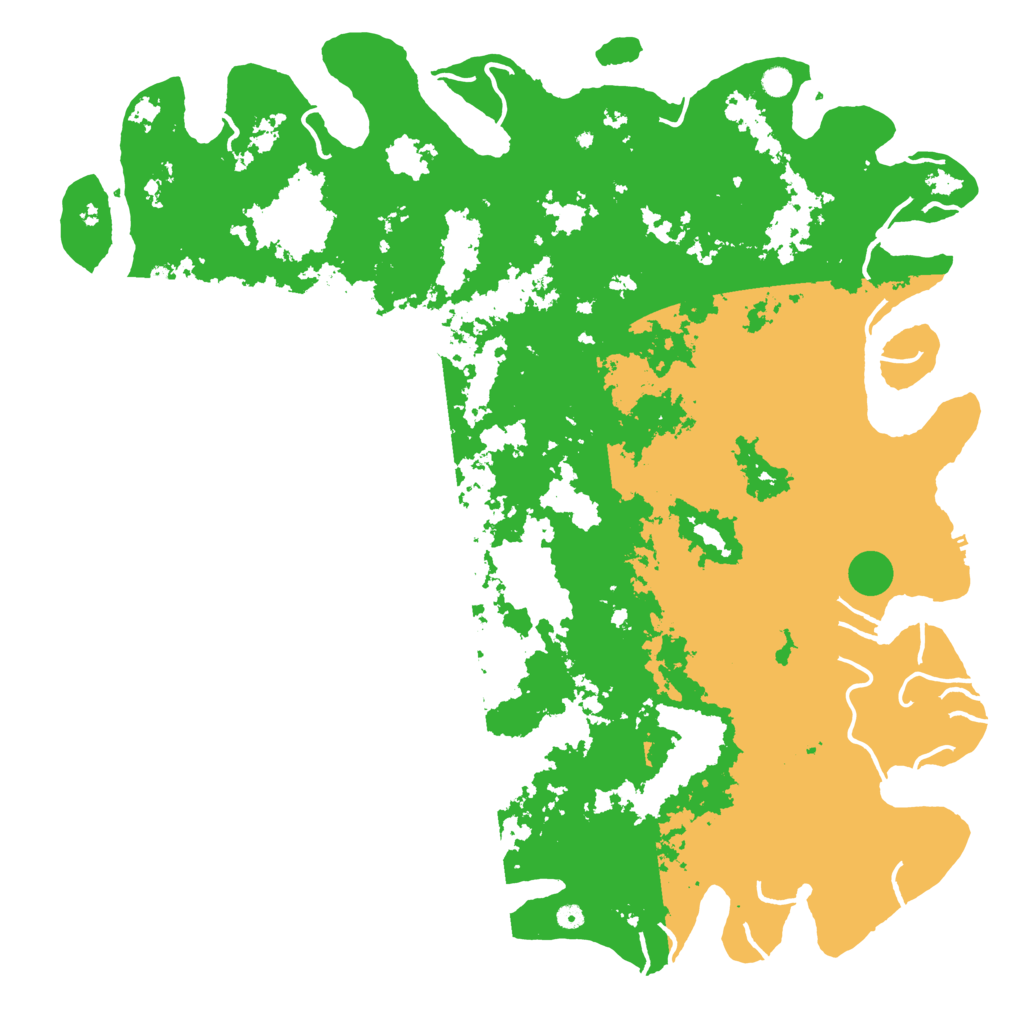 Biome Rust Map: Procedural Map, Size: 6000, Seed: 404318167